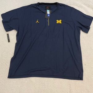 University of Michigan Nike Jordan polo shirt